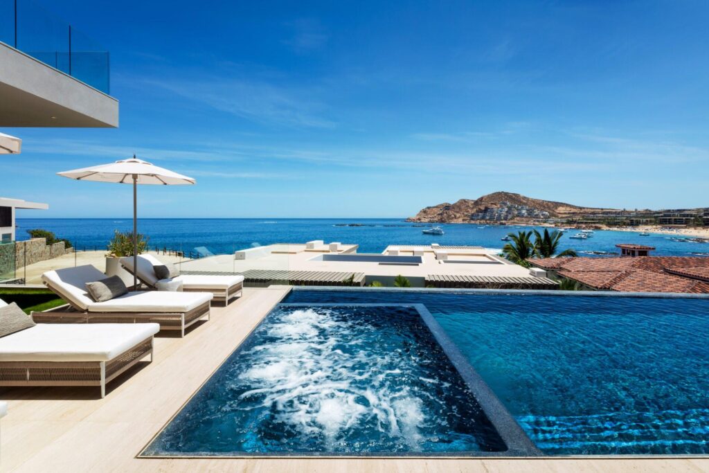 Maravilla Cove Club Casa SerenaAn architectural marvel that seamlessly blends the wonder of the Baja with the beauty and serenity of the Mar de Cortez. Thoughtful sight lines frame beautiful vistas from every room making the home feel like you're living in a resort and private estate at the same time. Designed as a retreat for family and friends by one of the most recognized and renowned architects in Mexico, Jacinto Avalos, Casa Serena blends the attention to detail and fine Mexican craftsmanship appropriately honoring its iconic location. Maintained with an open check book and live in staff, this ocean front masterpiece is now ready for the next fortunate family to make memories and leave their own legacy at Casa Serena. – Chileno Point 106, Cabo Corridor, Cabo Corridor, BS