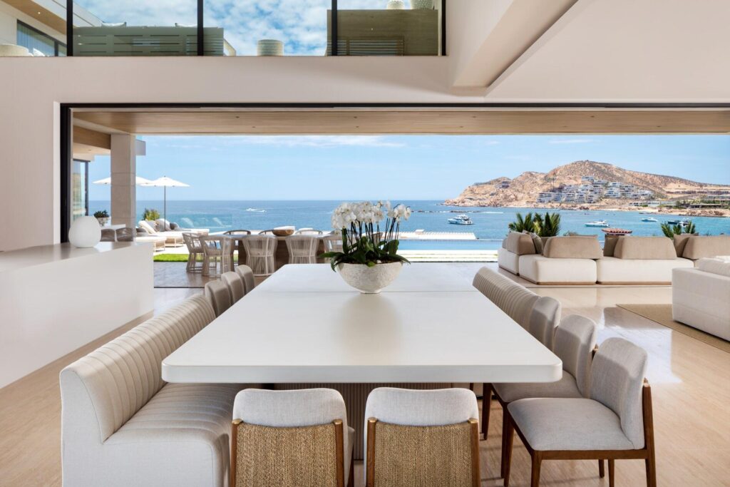 Maravilla Cove Club Casa SerenaAn architectural marvel that seamlessly blends the wonder of the Baja with the beauty and serenity of the Mar de Cortez. Thoughtful sight lines frame beautiful vistas from every room making the home feel like you're living in a resort and private estate at the same time. Designed as a retreat for family and friends by one of the most recognized and renowned architects in Mexico, Jacinto Avalos, Casa Serena blends the attention to detail and fine Mexican craftsmanship appropriately honoring its iconic location. Maintained with an open check book and live in staff, this ocean front masterpiece is now ready for the next fortunate family to make memories and leave their own legacy at Casa Serena. for sale