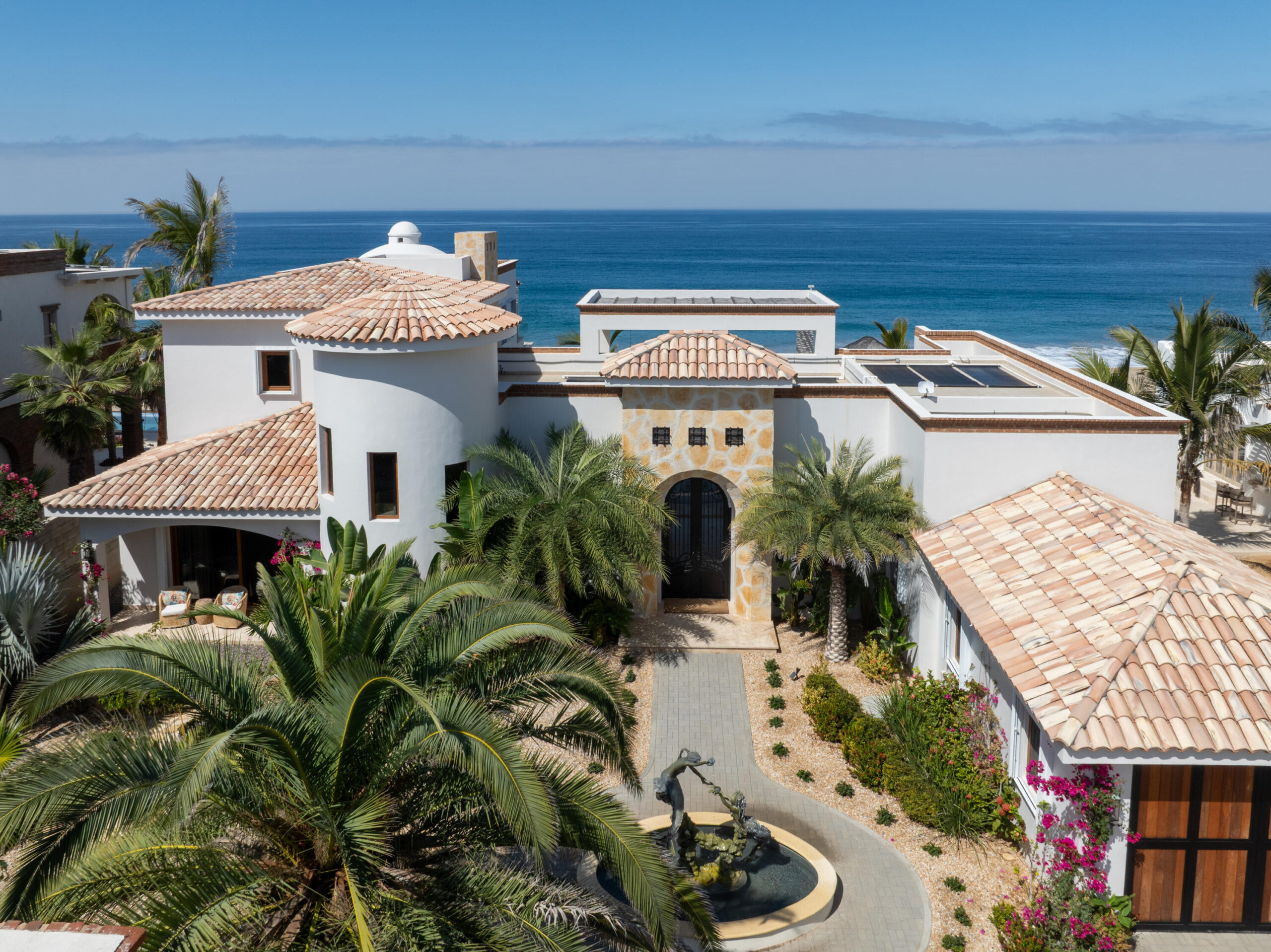 Maravilla Section 4- Las Canadas Discover refined indoor-outdoor living at Cañada 9, set within Querencia, San Jose del Cabo's premier private golf community. Soaring beamed ceilings, walls of pocket glass, and luminous marble floors define an open great room that flows effortlessly to the terrace, infinity-edge pool, and stone-clad water feature -- all framed by panoramic Sea of Cortez and mountain for sale